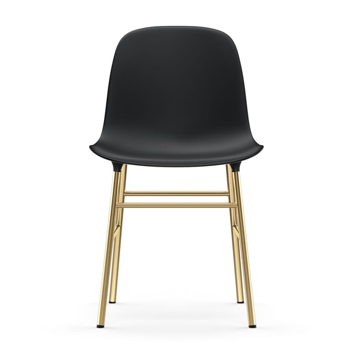 Form Stuhl Messingbeine, Schwarz Normann Copenhagen