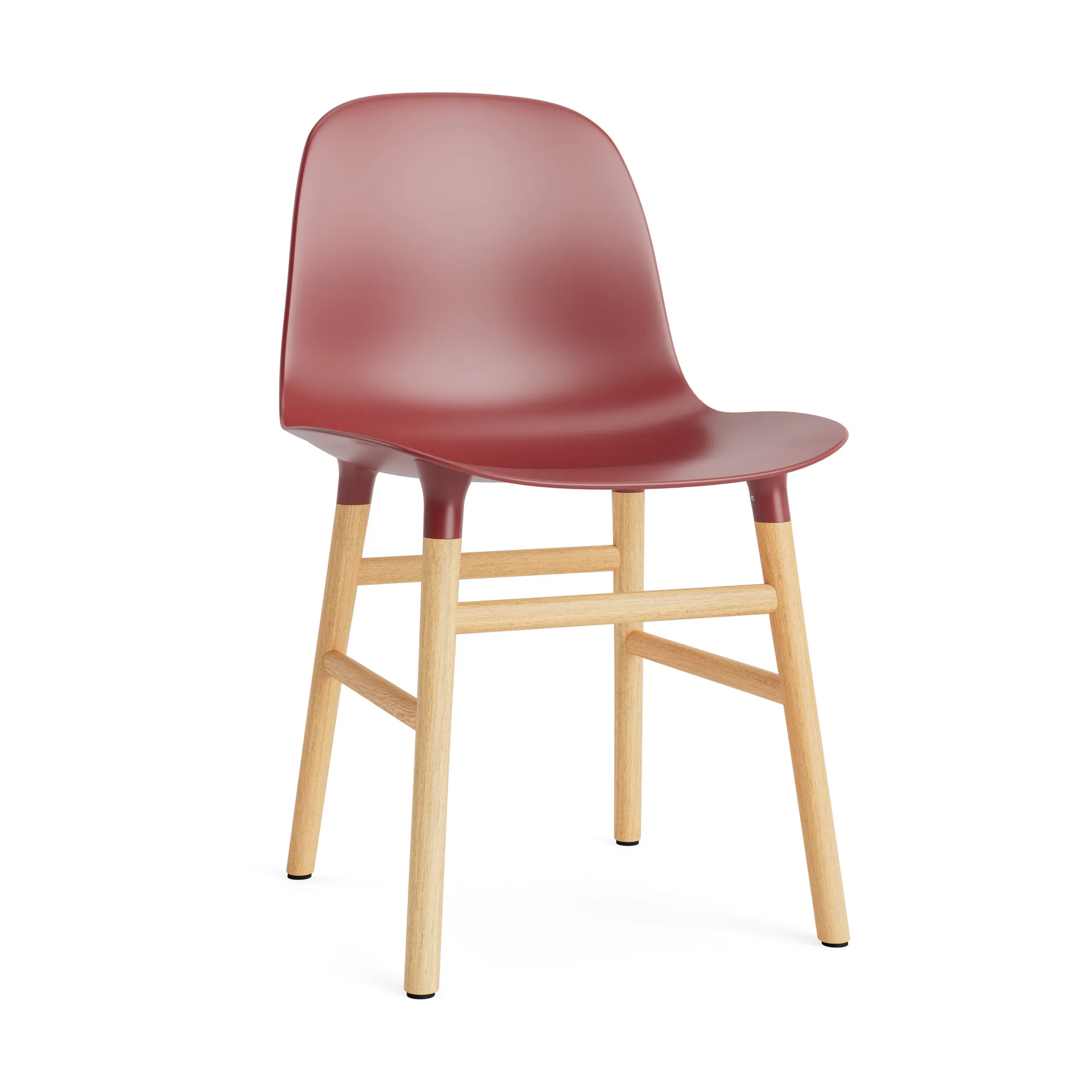 Form Stuhl, Red, Eichenholzbeine Normann Copenhagen