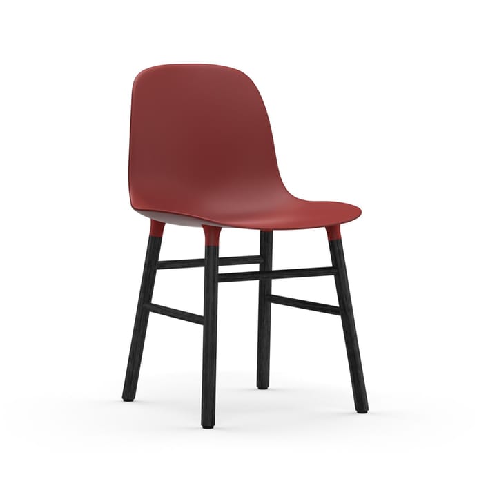 Form Stuhl   - Red, Schwarze Beine - Normann Copenhagen