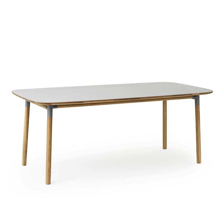Form Tisch 95 x 200cm - Grau - Normann Copenhagen
