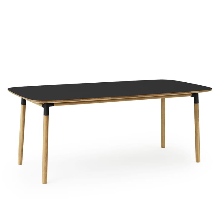 Form Tisch 95 x 200cm - Schwarz - Normann Copenhagen