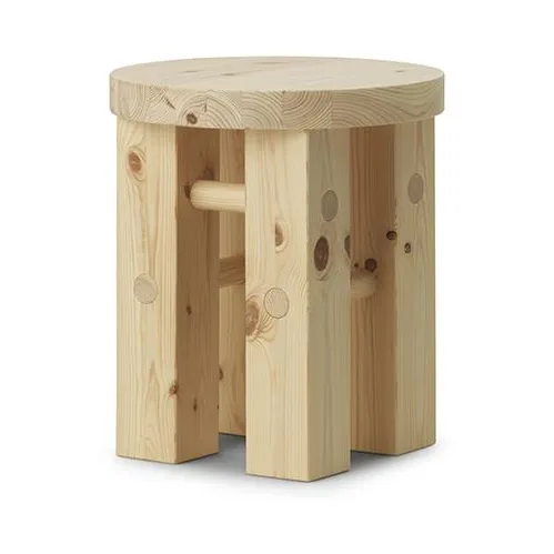 Fyr runder Hocker 45 cm - Pine, Ø40x45 cm - Normann Copenhagen
