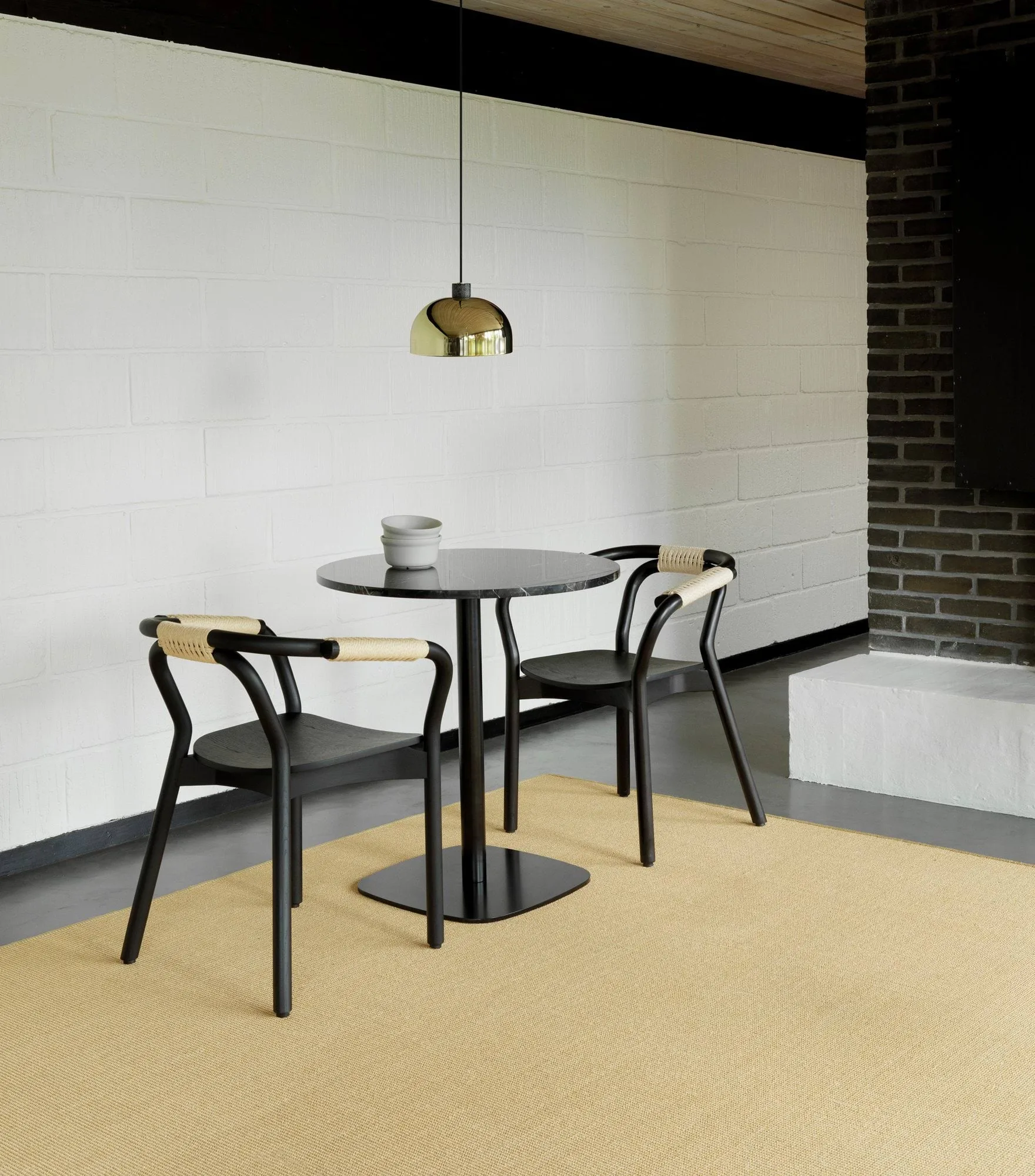 Grant Pendelleuchte, Brass, klein- Stahl, Granit Normann Copenhagen