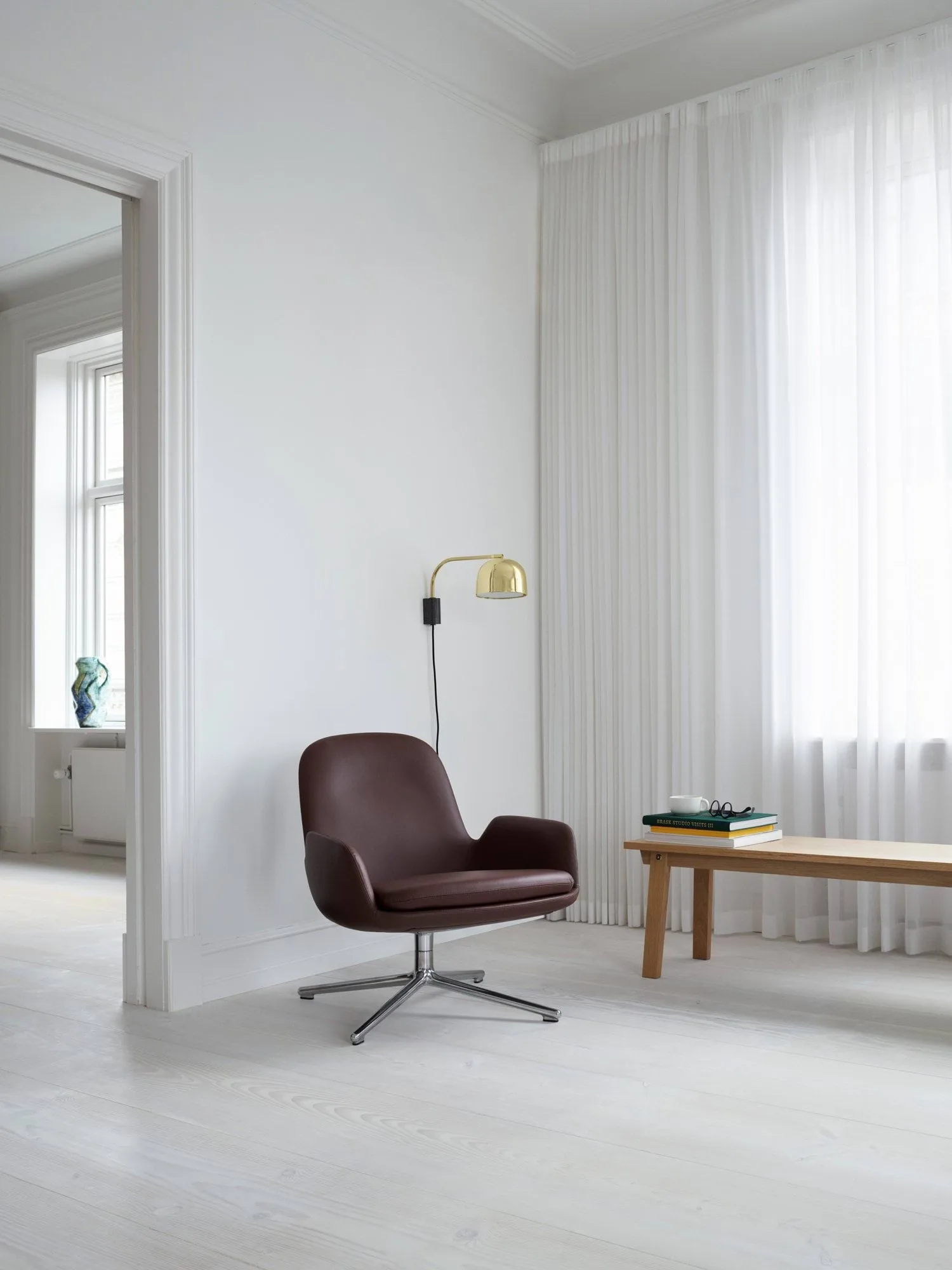 Grant Wandleuchte, Brass, klein- Stahl, Granit Normann Copenhagen