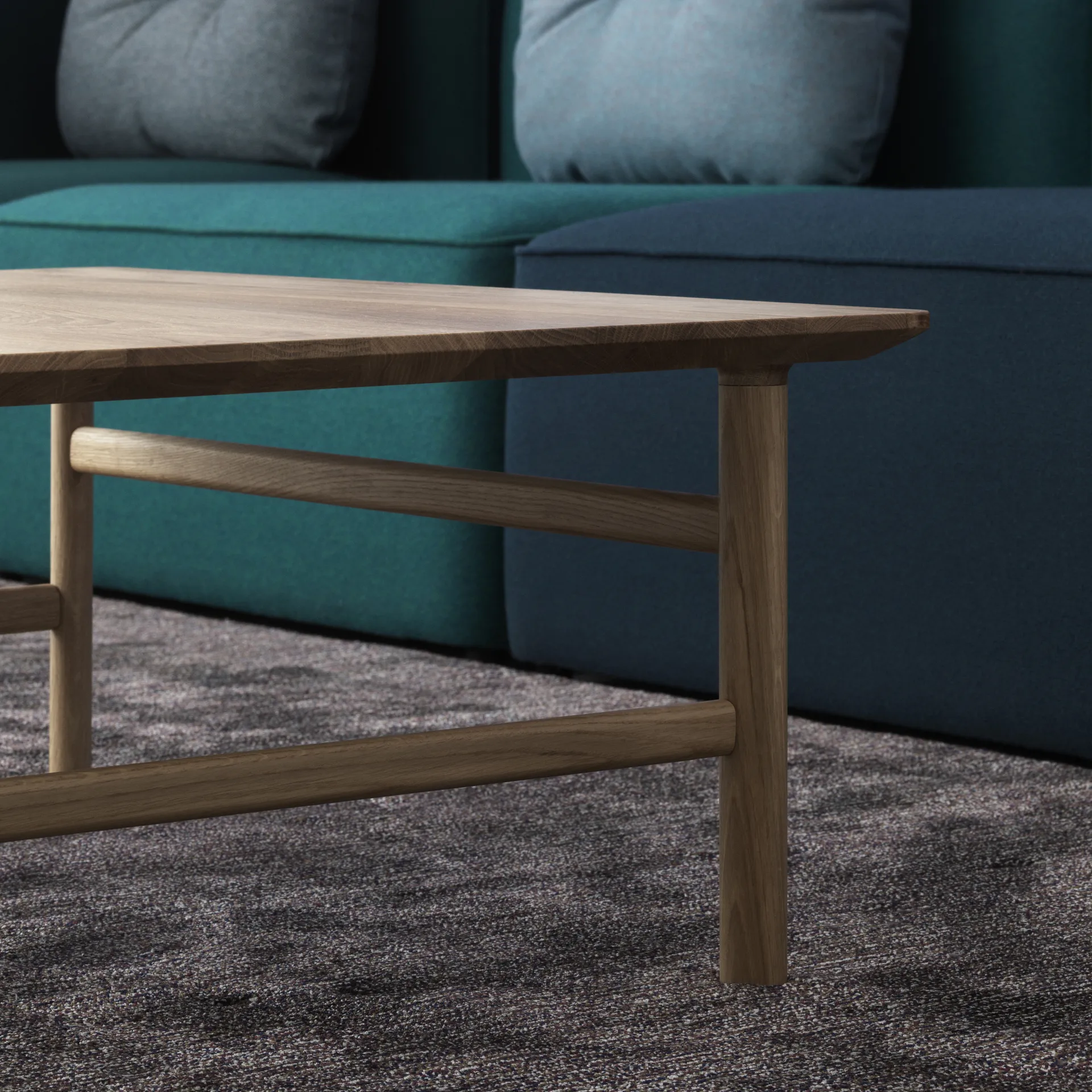 Grow Beistelltisch, Eiche klarlack, large Normann Copenhagen