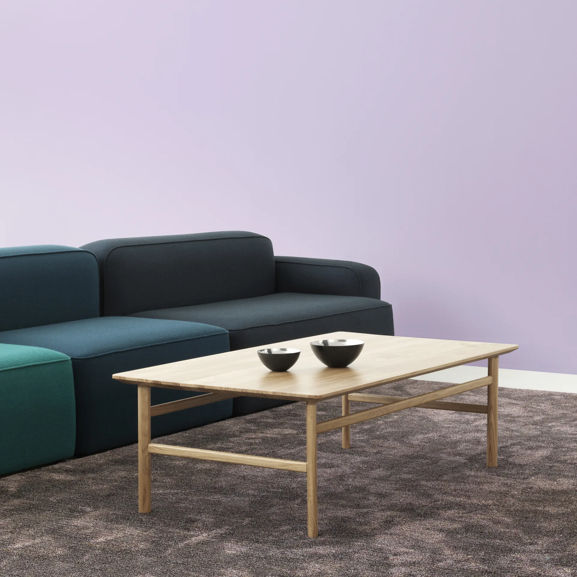 Grow Couchtisch, Eiche klarlack, small Normann Copenhagen