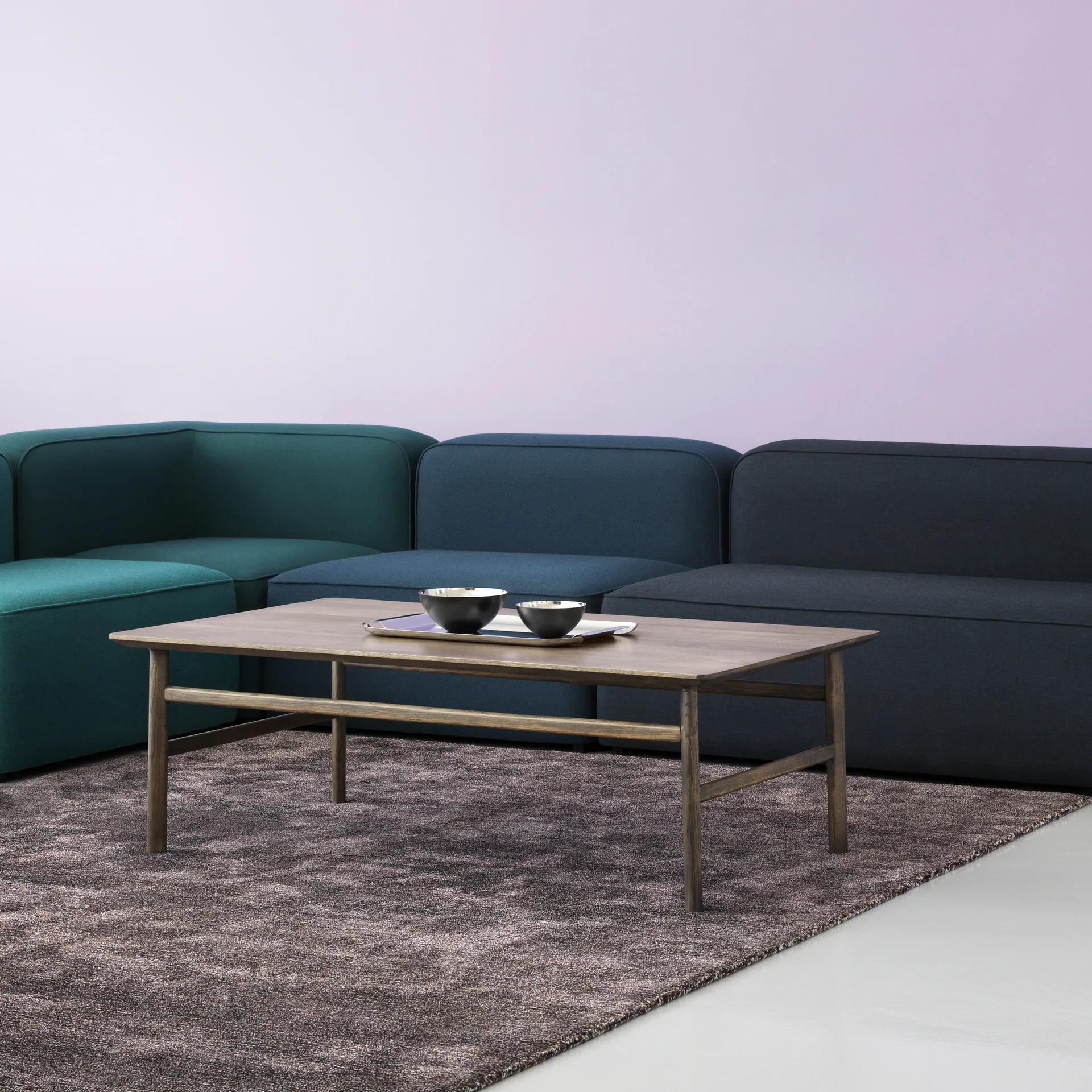 Grow Couchtisch, Eiche klarlack, small Normann Copenhagen