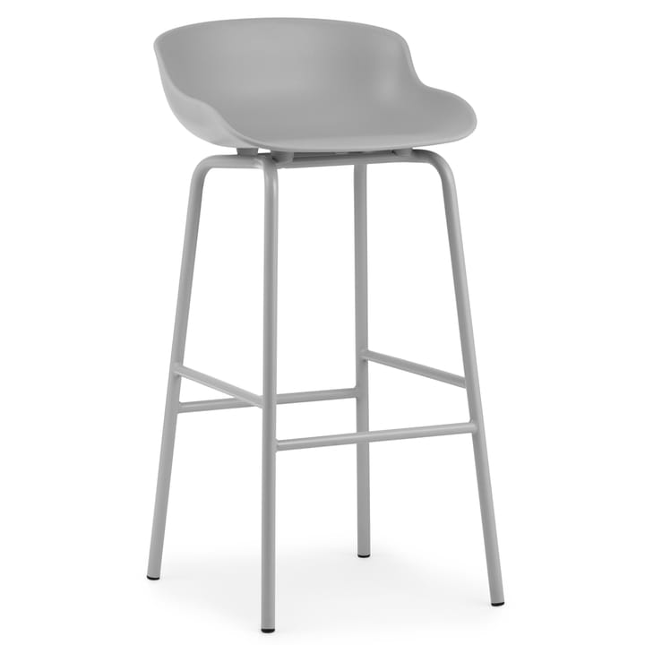 Hyg Barstuhl Metallbeine 75cm - Grau - Normann Copenhagen