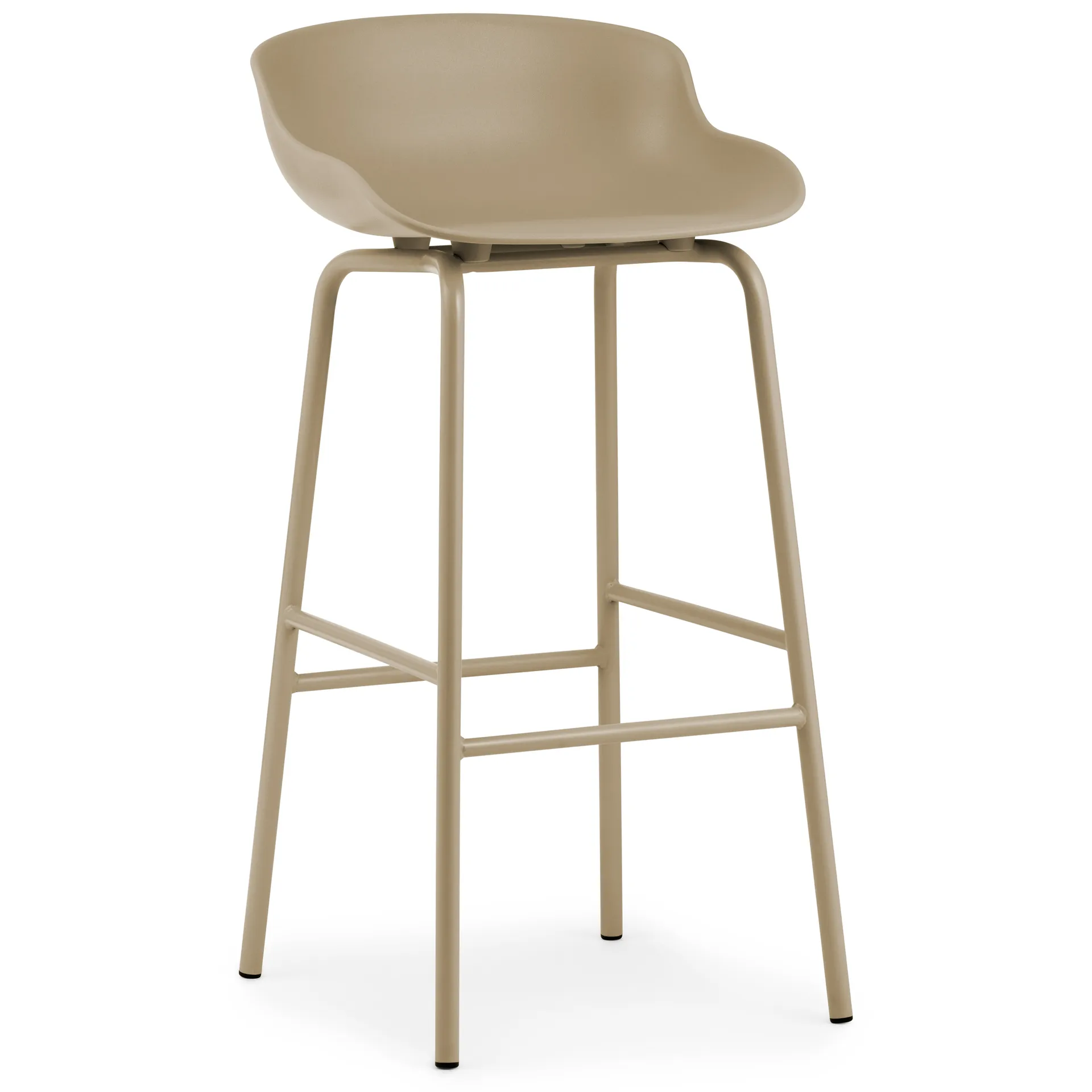 Hyg Barstuhl Metallbeine 75cm, Sand Normann Copenhagen