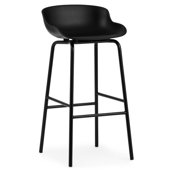 Hyg Barstuhl Metallbeine 75cm - Schwarz - Normann Copenhagen