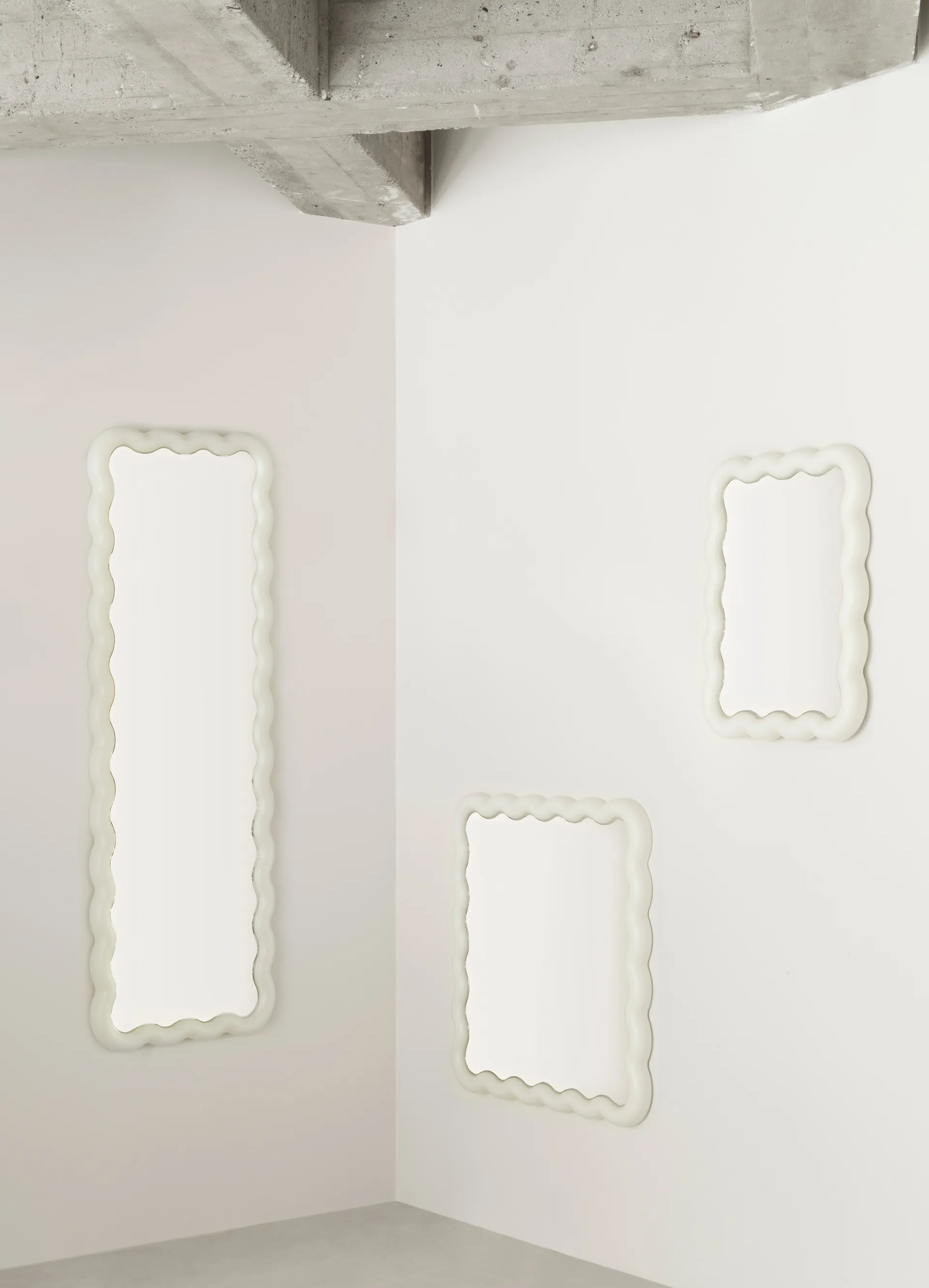 Illu Spiegel 80x80 cm, Weiß Normann Copenhagen