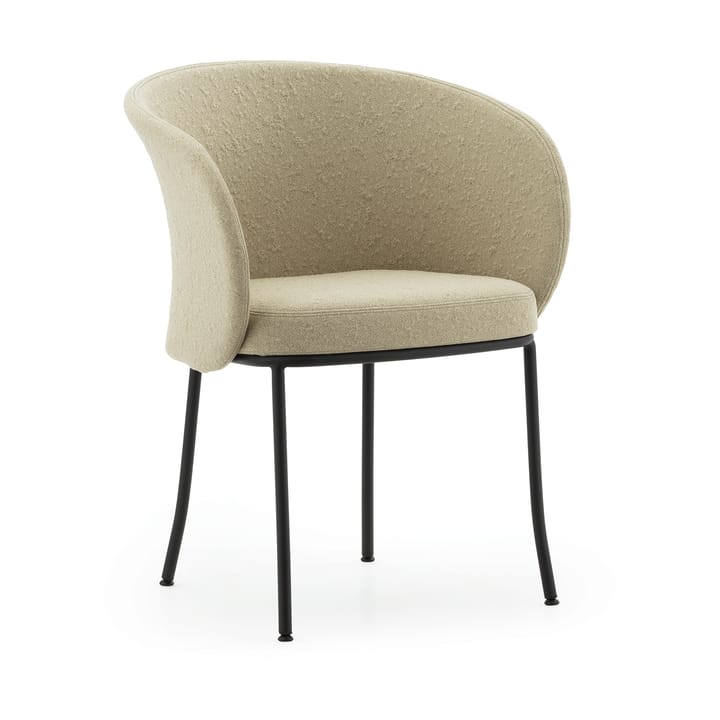 Knit Armlehnenstuhl - Sand-black steel - Normann Copenhagen