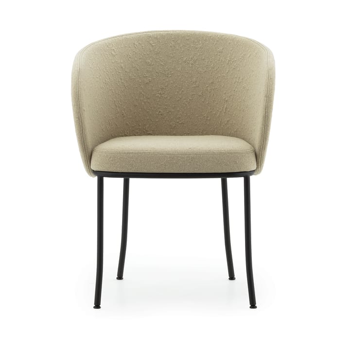 Knit Armlehnenstuhl, Sand-black steel Normann Copenhagen