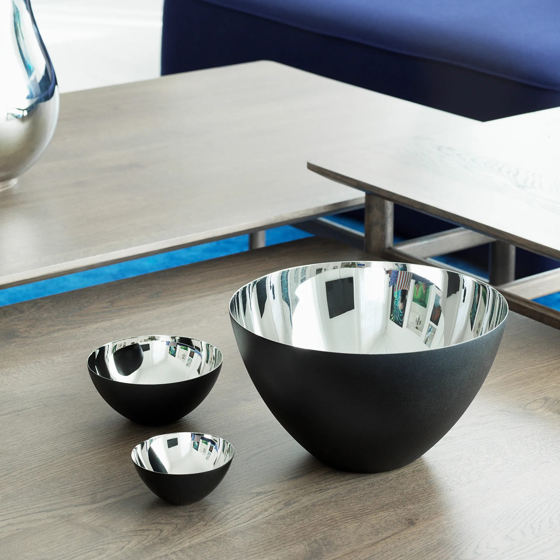 Krenit Schüssel silber, Ø 8,4cm Normann Copenhagen