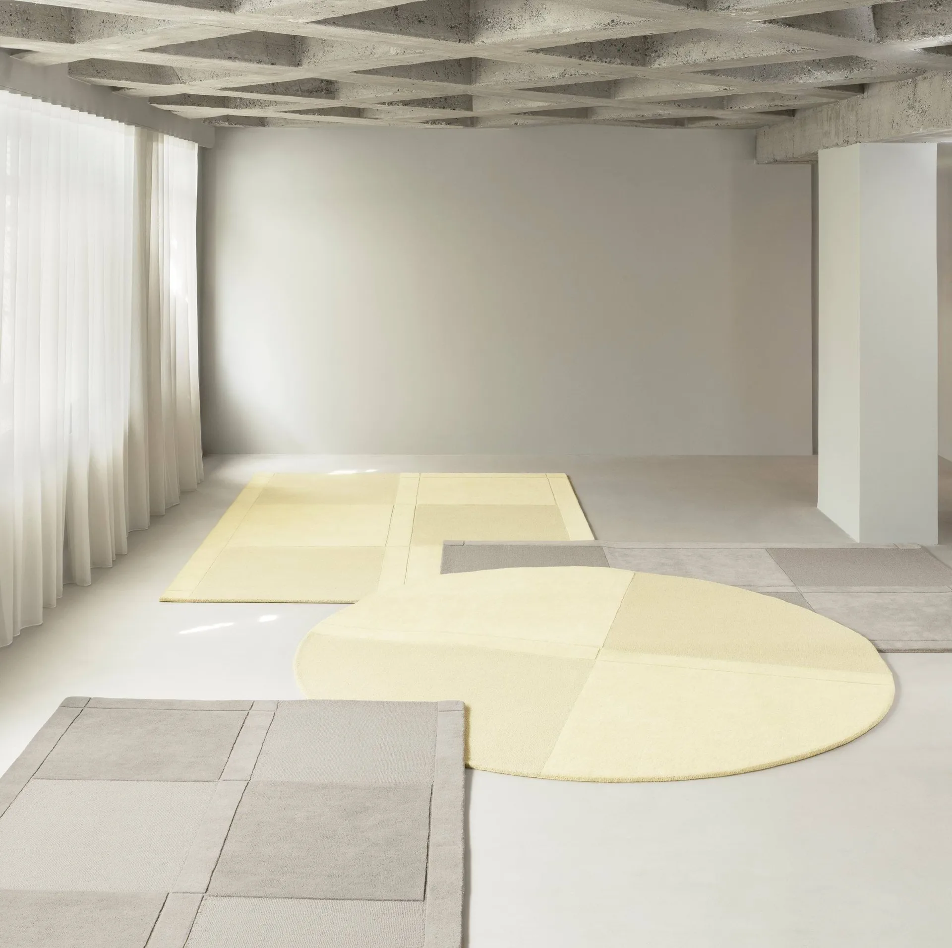 Level Wollteppich, Warm grey, 200x300 cm Normann Copenhagen