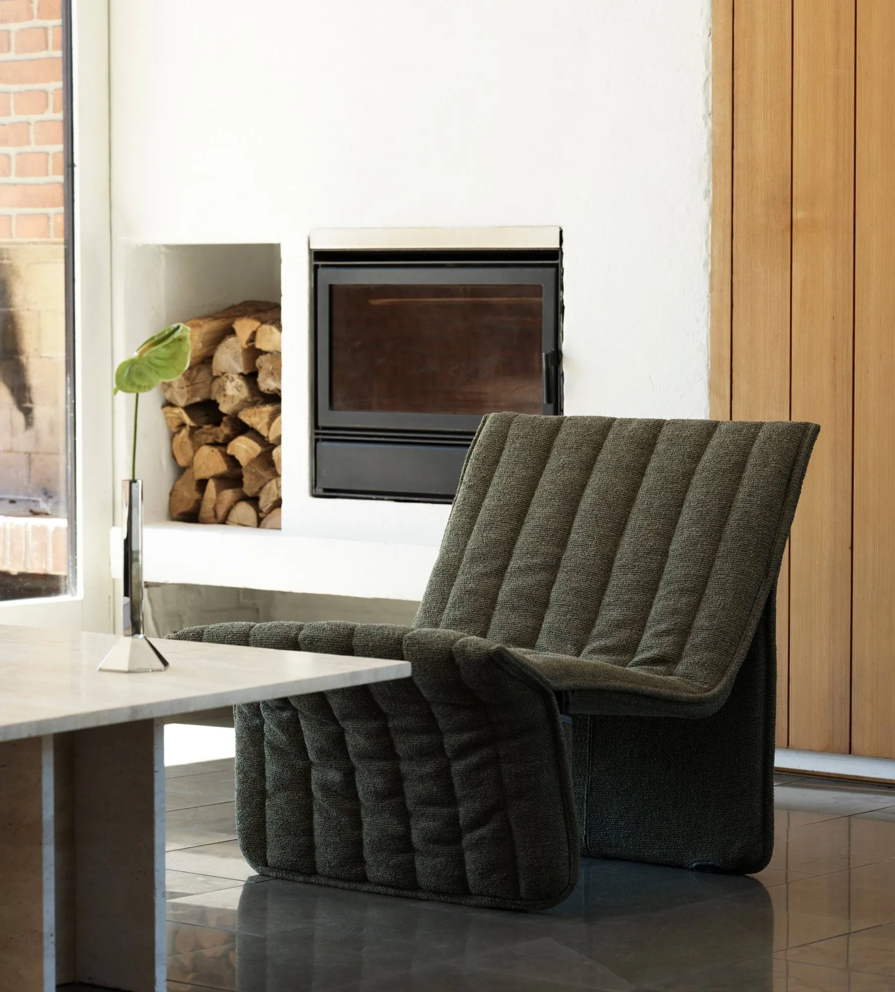 Limit Loungesessel, Remix 356 dunkelbraun Normann Copenhagen