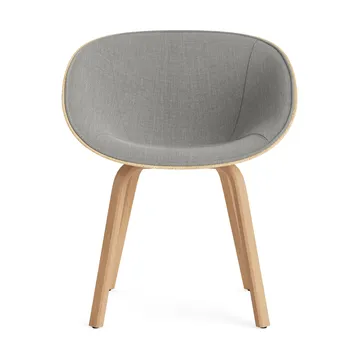 Mat Armchair Armlehnstuhl frontbezogen - Remix 133-hemp-beech - Normann Copenhagen