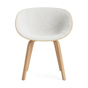 Mat Armchair Armlehnstuhl mit Vorderpolsterung - Hallingdal 110-hemp-beech - Normann Copenhagen