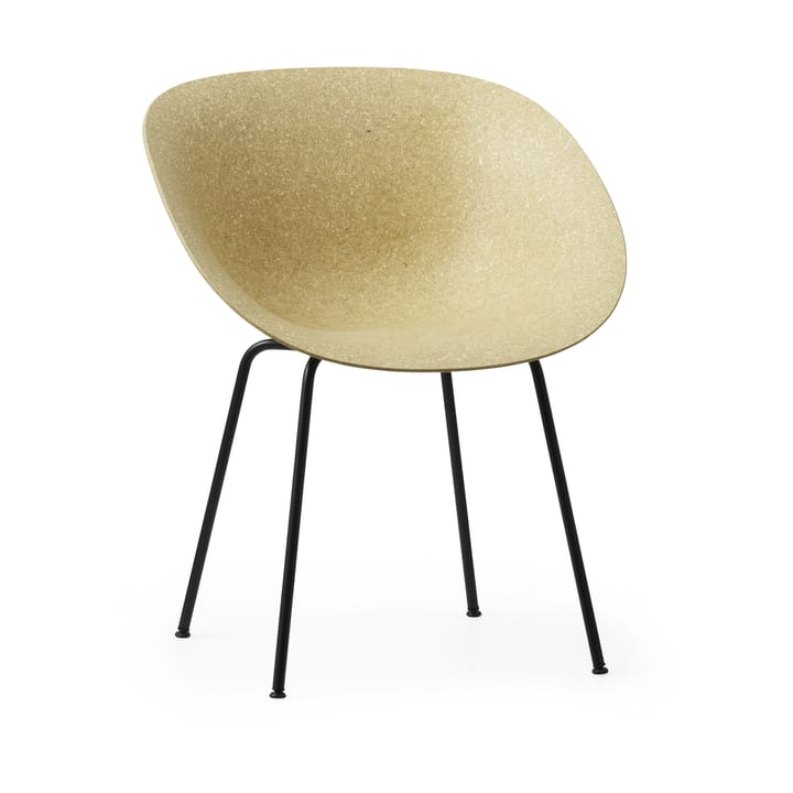 Mat Armchair Sessel - Hemp-black steel - Normann Copenhagen