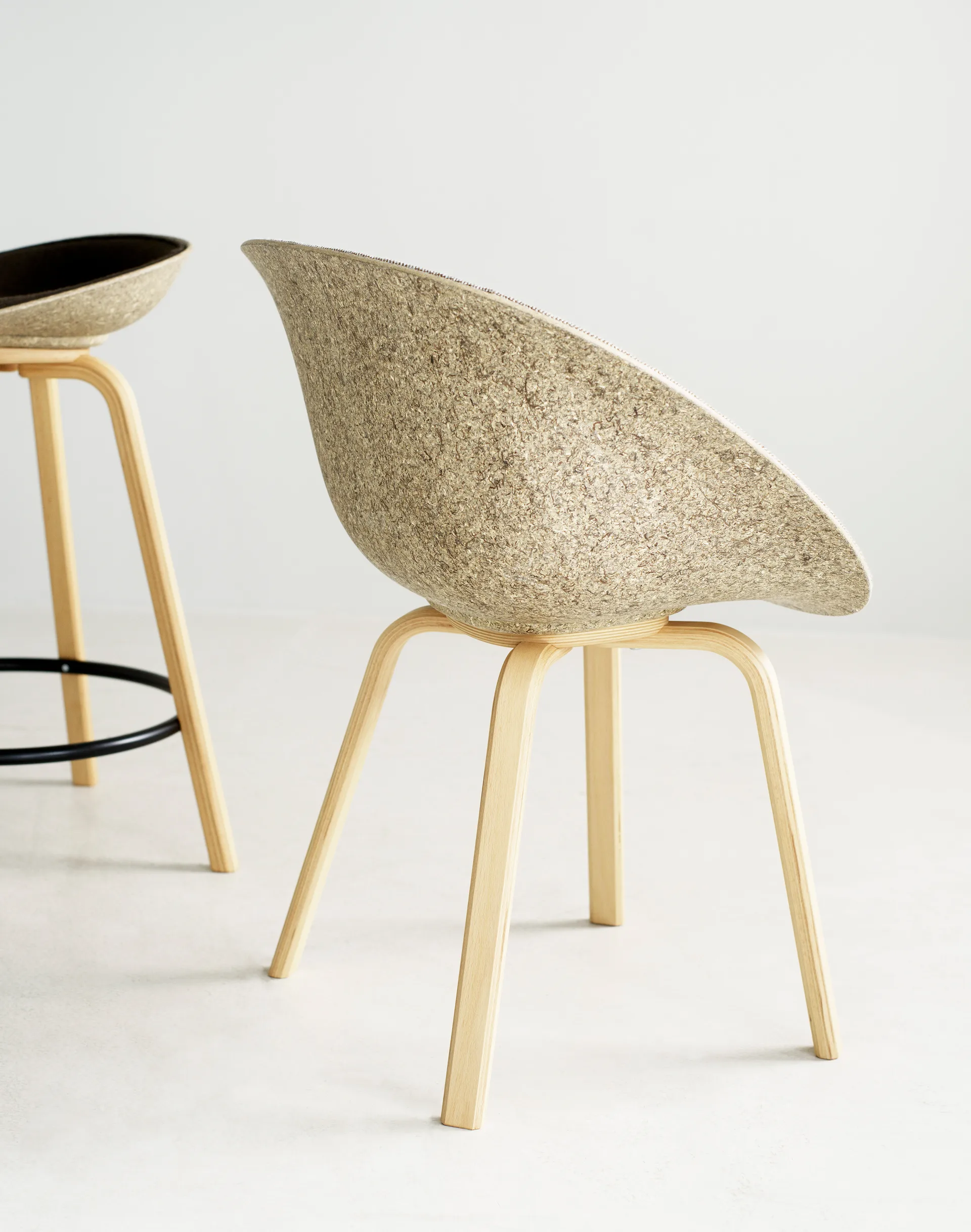 Mat Armchair Sessel, Seaweed-beech Normann Copenhagen