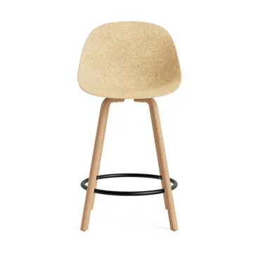 Mat Bar Chair Barhocker 65 cm - Hemp-beech-black steel - Normann Copenhagen