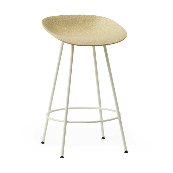 Mat Barstool Barhocker 65 cm - Hemp-cream steel - Normann Copenhagen