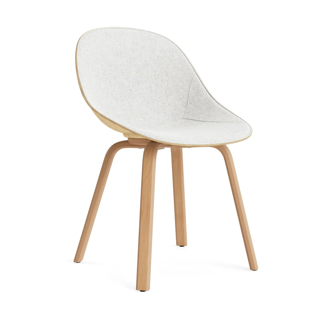 Mat Chair Stuhl frontbezogen, Hallingdal 110-hemp-beech Normann Copenhagen