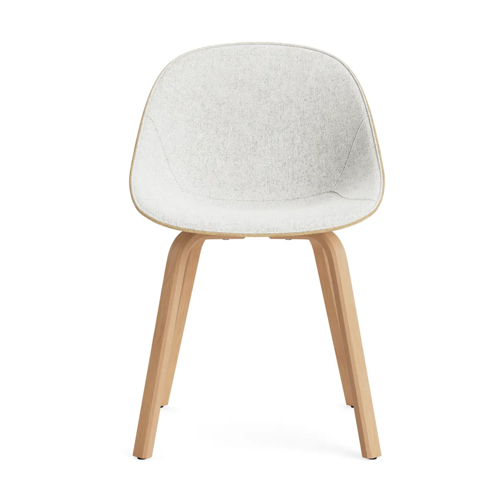 Mat Chair Stuhl frontbezogen, Hallingdal 110-hemp-beech Normann Copenhagen