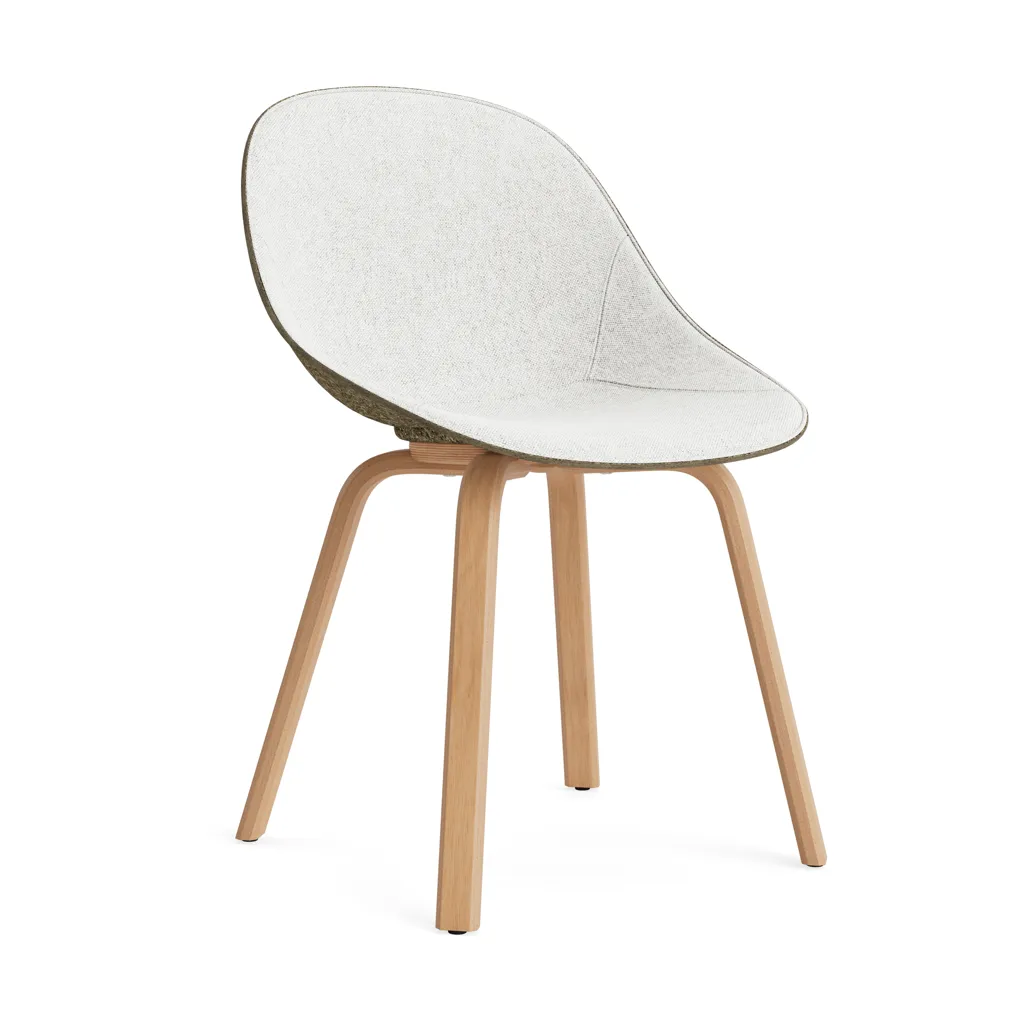 Mat Chair Stuhl frontbezogen, Hallingdal 110-seaweed-beech Normann Copenhagen