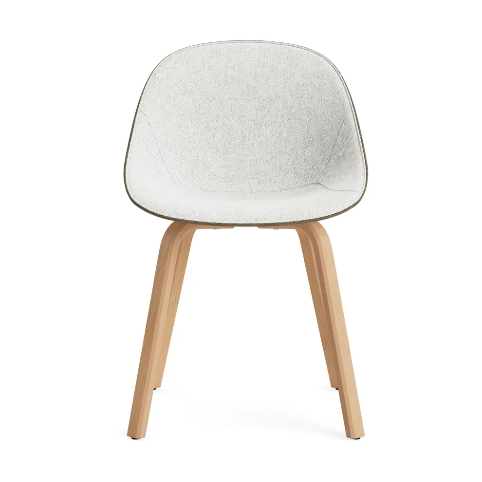 Mat Chair Stuhl frontbezogen, Hallingdal 110-seaweed-beech Normann Copenhagen