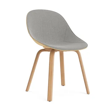 Mat Chair Stuhl mit Vorderpolsterung - Remix 133-hemp-beech - Normann Copenhagen