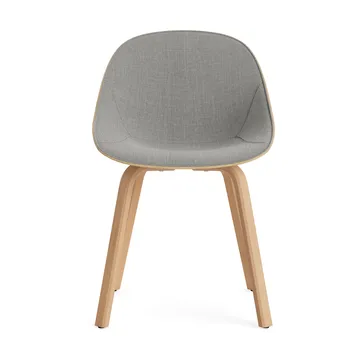 Mat Chair Stuhl mit Vorderpolsterung - Remix 133-hemp-beech - Normann Copenhagen