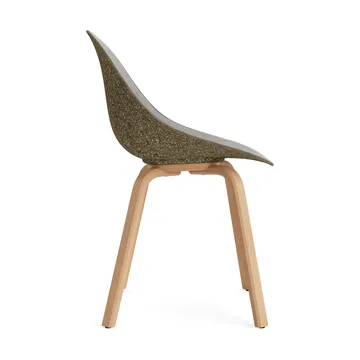 Mat Chair Stuhl mit Vorderpolsterung - Remix 133-seaweed-beech - Normann Copenhagen