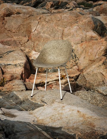 Mat Chair Stuhl - Seaweed-cream steel - Normann Copenhagen