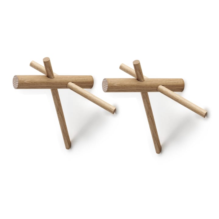 Normann Sticks Garderobe - Natur 2er Pack - Normann Copenhagen