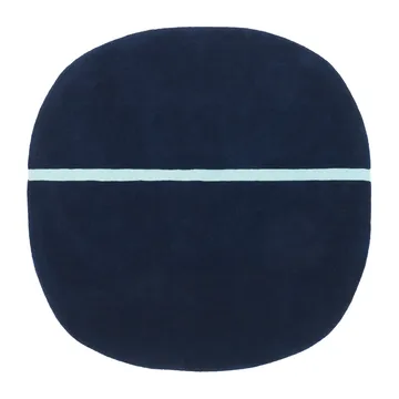 Oona Teppich 140 x 140cm - Blau - Normann Copenhagen