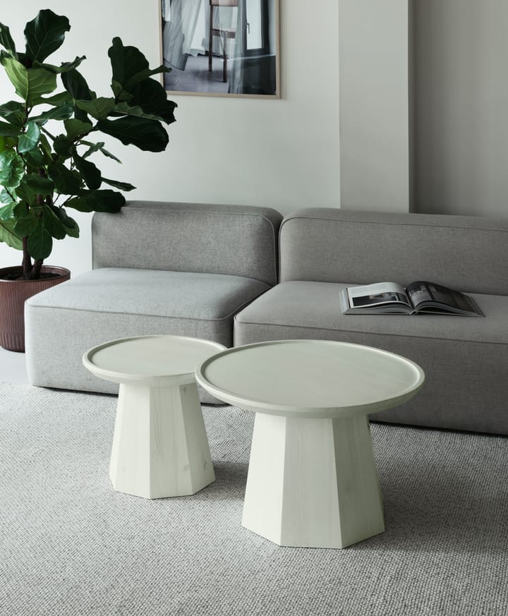 Pine table small Ø45cm H:40,6cm - Light Green - Normann Copenhagen