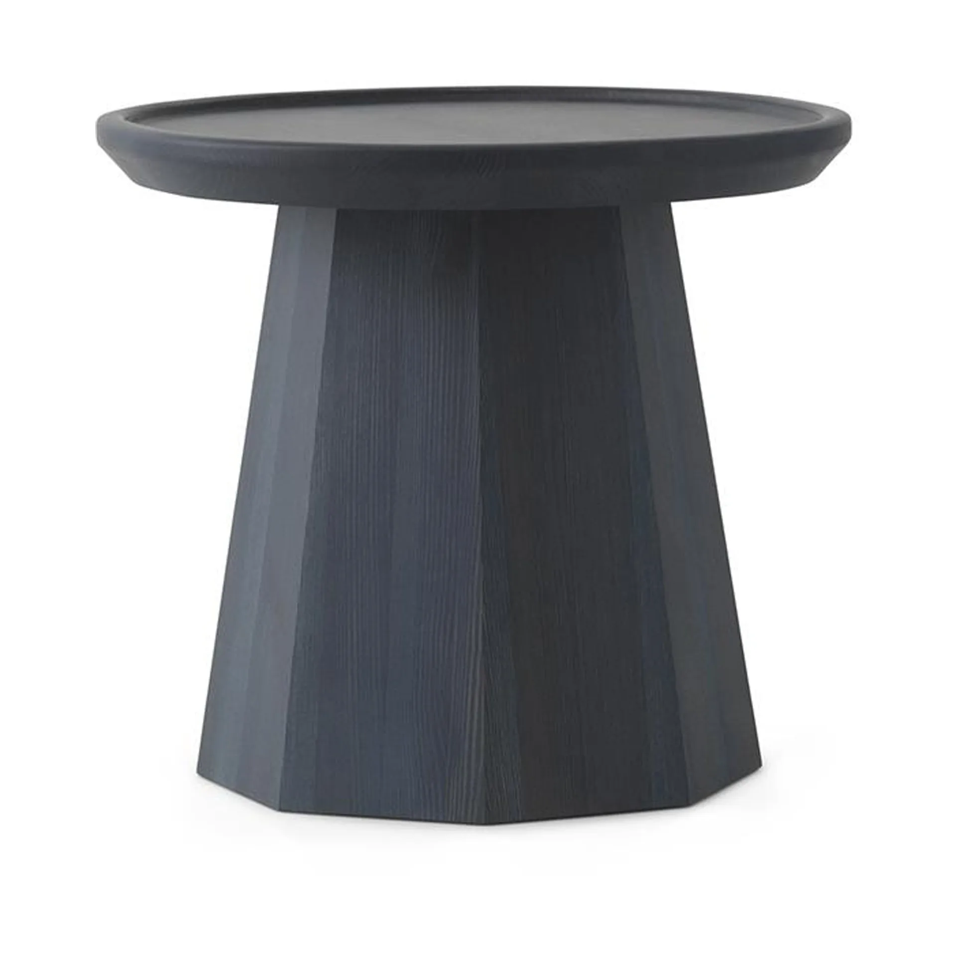 Pine table small Beistelltisch Ø45cm H:40,6cm, Dark Blue Normann Copenhagen