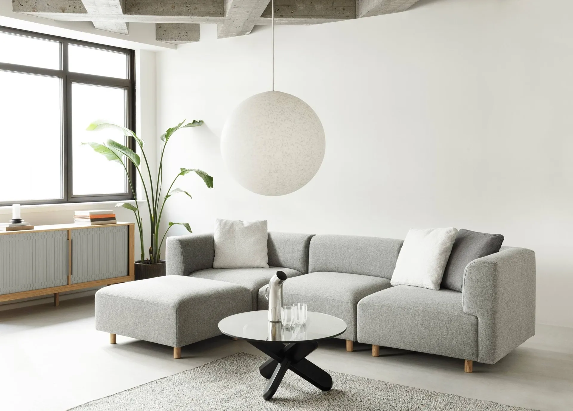 Pix Pendelleuchte Ø60cm, Weiß Normann Copenhagen