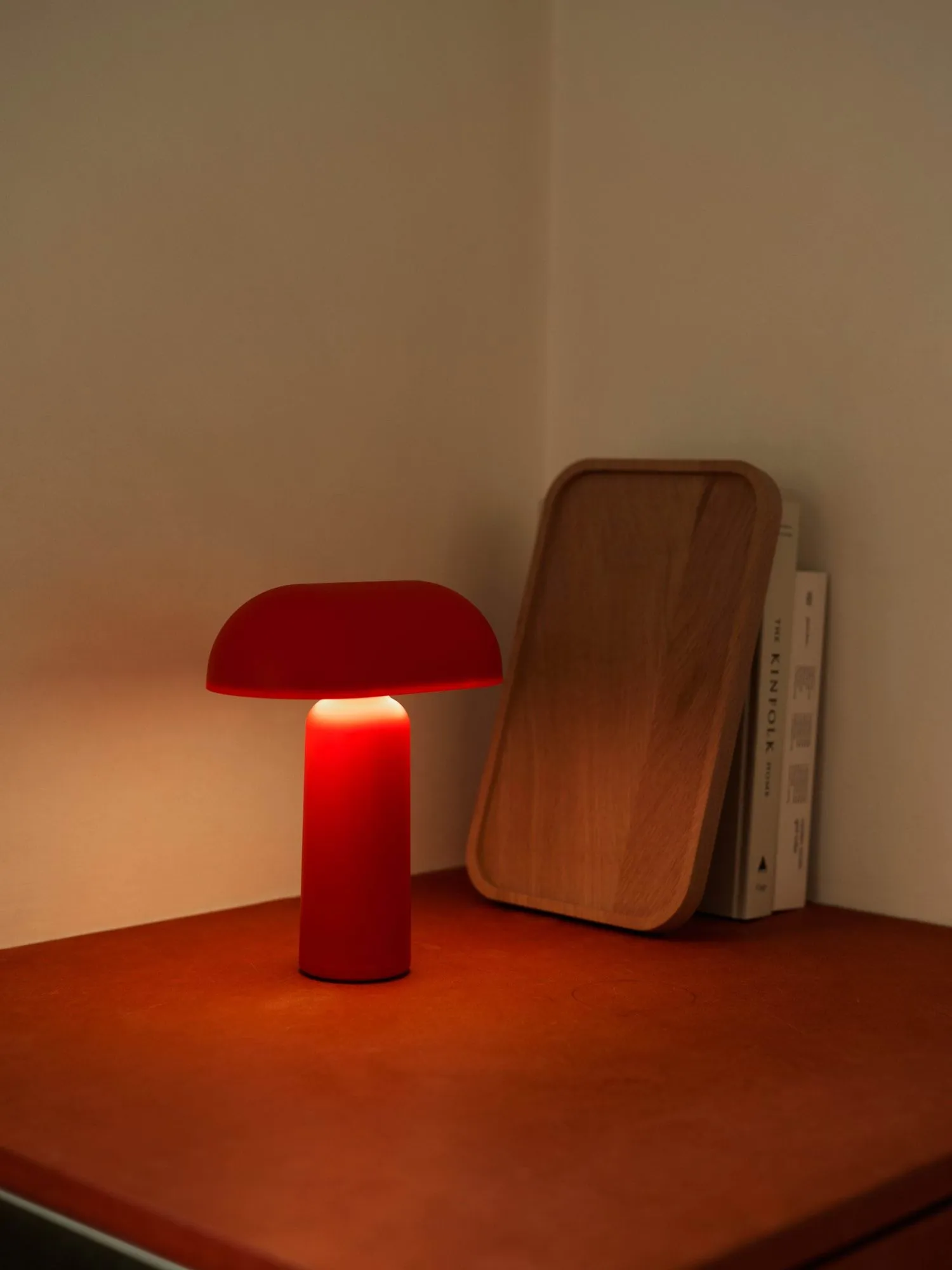 Porta Tischleuchte, Bright red Normann Copenhagen