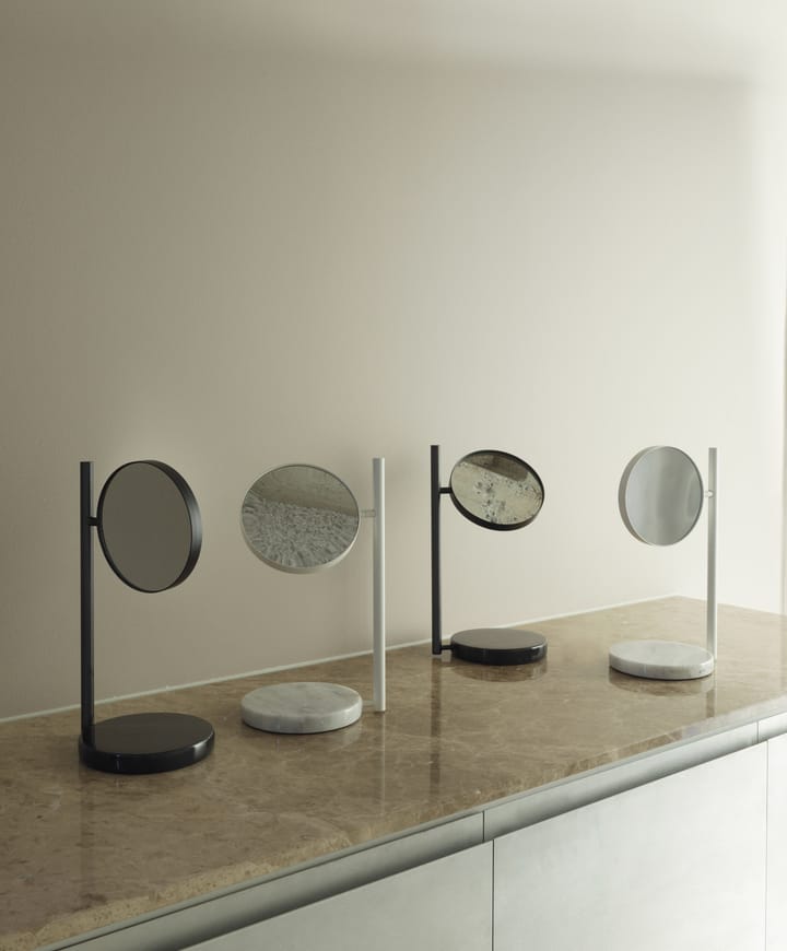 Pose Tischspiegel doppelseitig 21 x 39 cm - Weiß - Normann Copenhagen