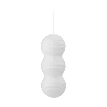 Puff Multitude Lampenschirm 23 x 60 cm - Weiß - Normann Copenhagen