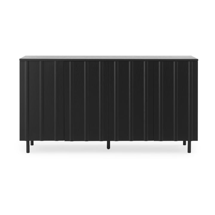 Rib Beistelltisch 45 x 159 cm - Soft Black - Normann Copenhagen