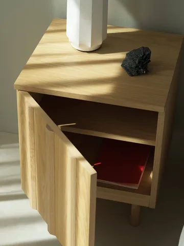 Rib Nachttisch - Eiche, 52x42x40 cm - Normann Copenhagen