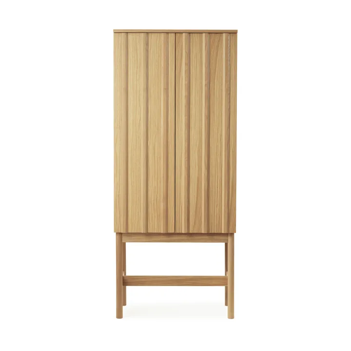 Rib Schrank - Eiche, 166,5x70x43 cm - Normann Copenhagen