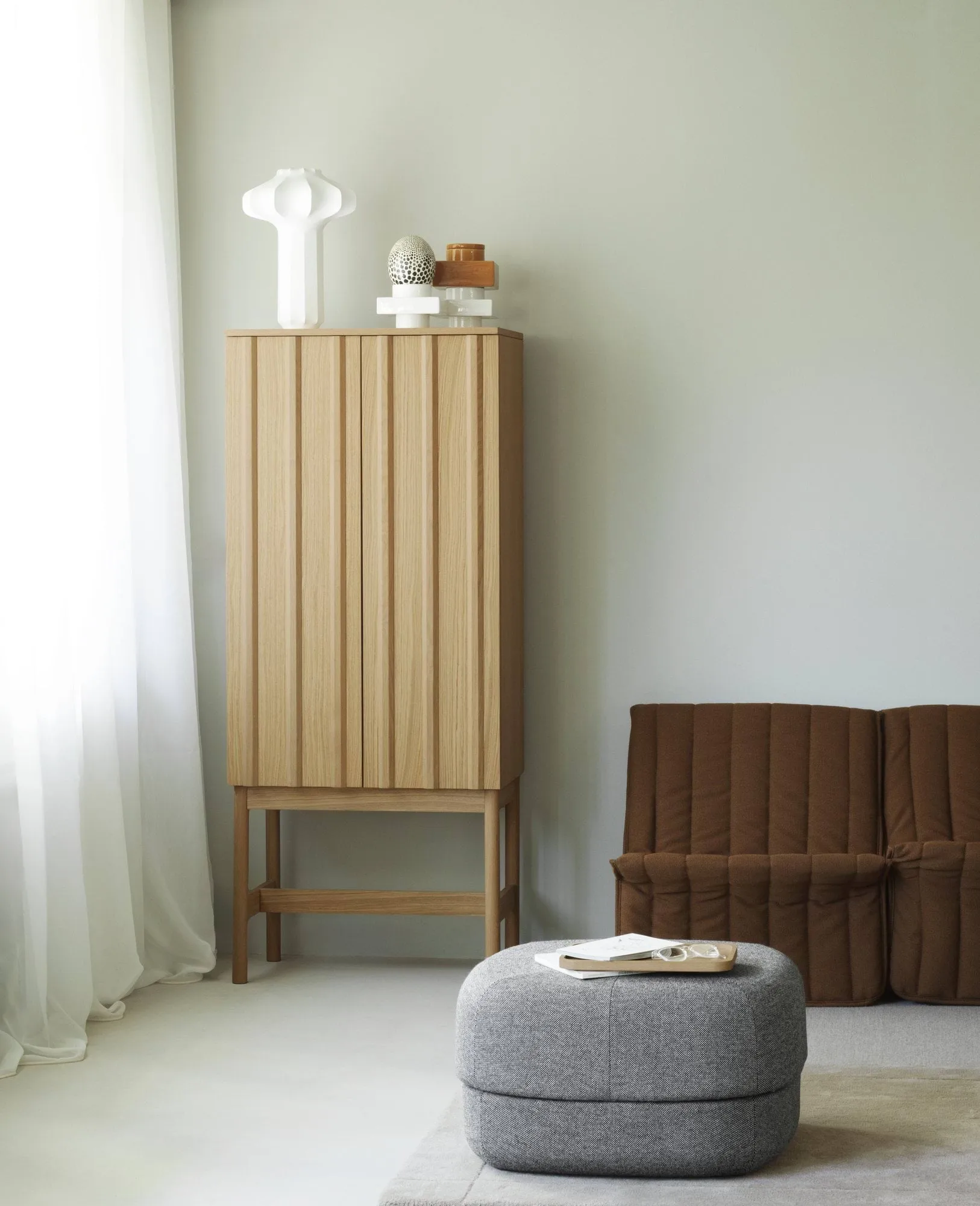 Rib Schrank, Eiche, 166,5x70x43 cm Normann Copenhagen
