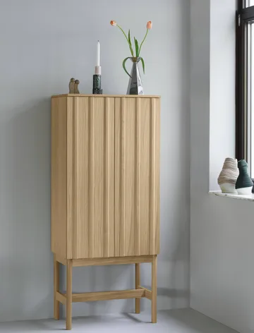 Rib Schrank - Eiche, 166,5x70x43 cm - Normann Copenhagen