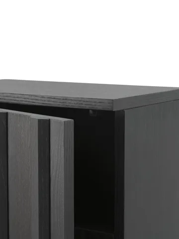 Rib Schrank - Soft Black, 166,5x70x43 cm - Normann Copenhagen