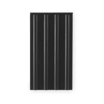 Rib Wandschrank - Soft Schwarz, 73x40x23 cm - Normann Copenhagen