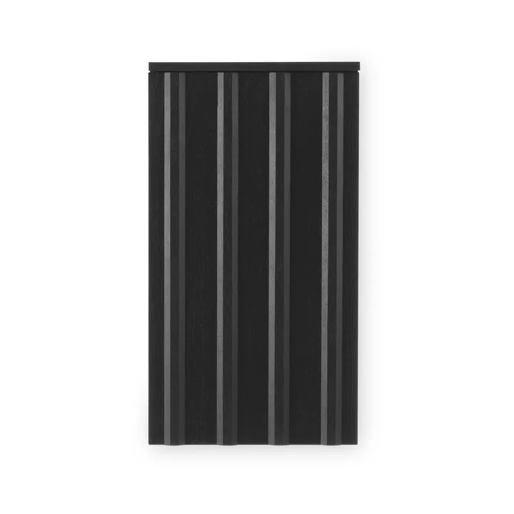 Rib Wandschrank - Soft Schwarz, 73x40x23 cm - Normann Copenhagen